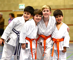 Child members after passing their grading