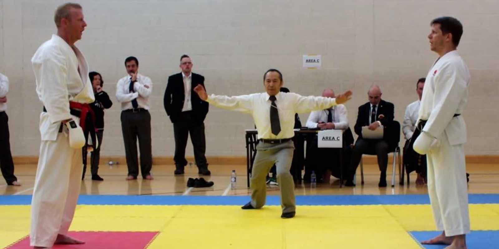 Fight off - Sensei Dan Salter becomes WTKO Irish Open Veteran Kumite Champion