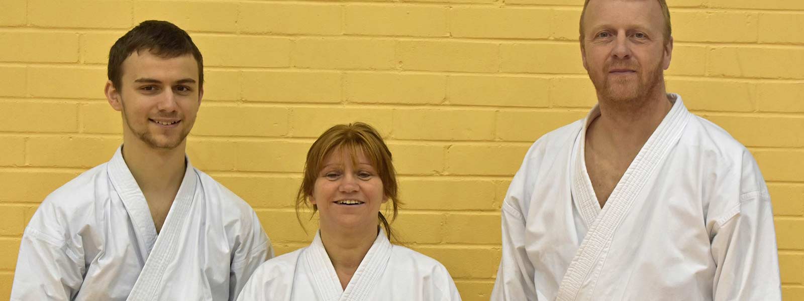 Sensei Steven Connell with his family, who he trains alongside