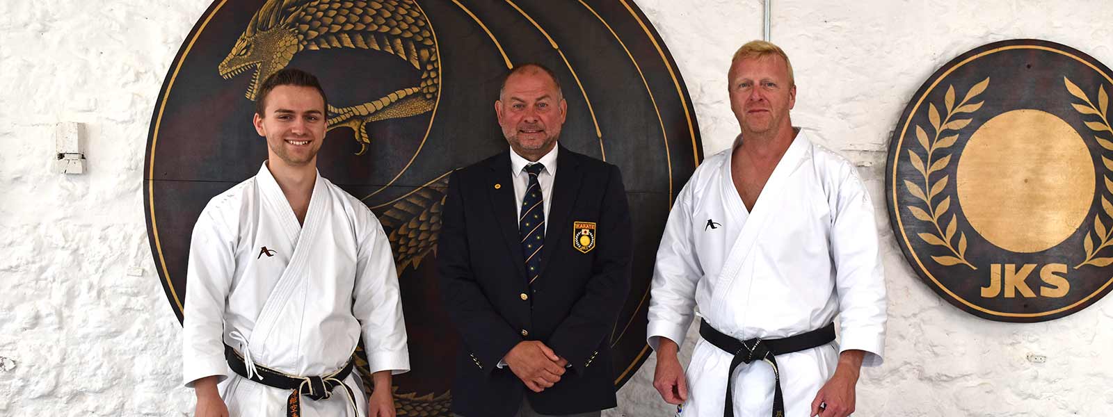 Sensei Steven Connell after passing his 3rd Dan crossover examination